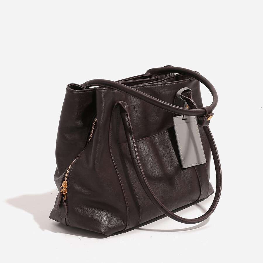 Luxury bag Niche Design Large Capacity Tote for Women New Multi layer Commuter Shoulder Handbag Briefcase Laptop Bag