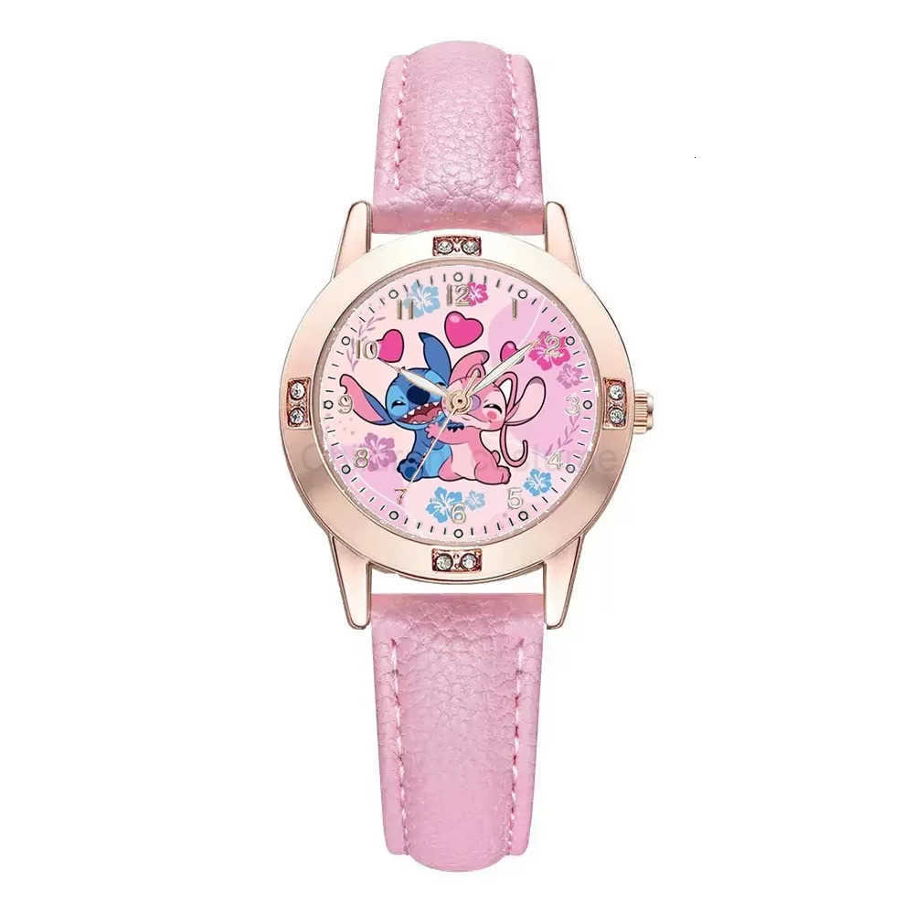 Disney Anime Stitch Watch Kawaii Lilo Stitch Children Watches Sports Silicone Watch Cartoon Stitch Watch Kids Toy Gifts H251029
