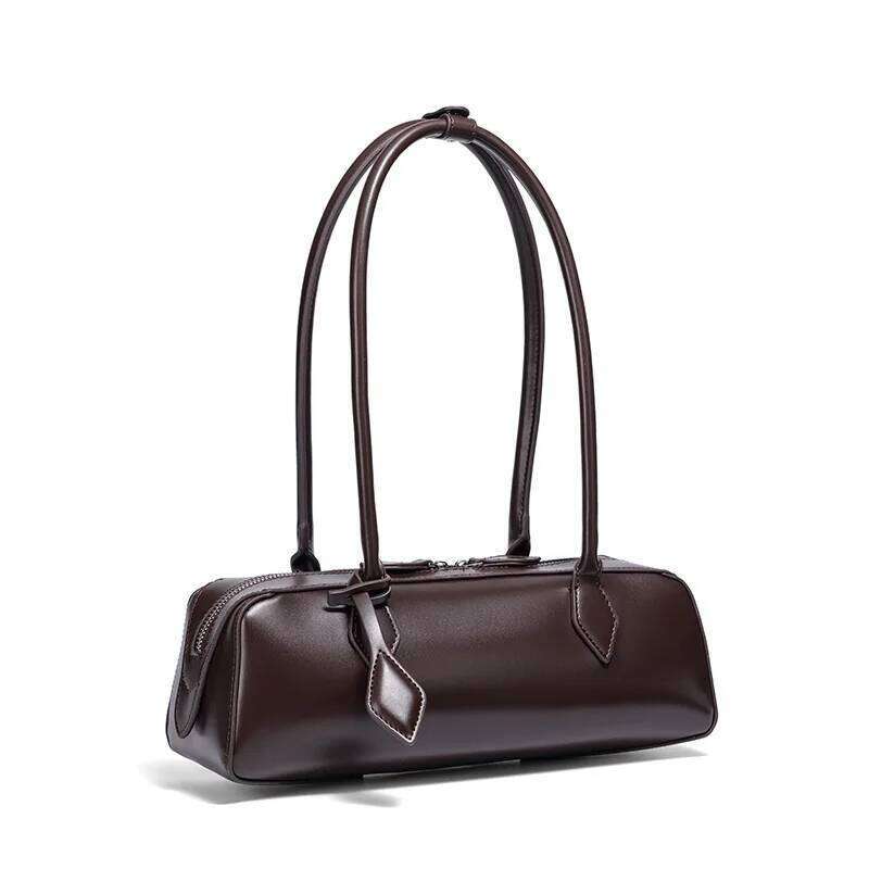 Designer Bags Women Baguette Design Korean Style Cow Leather Shoulder Ladies Large Capacity Cowhide Underarm Bag Hot Selling