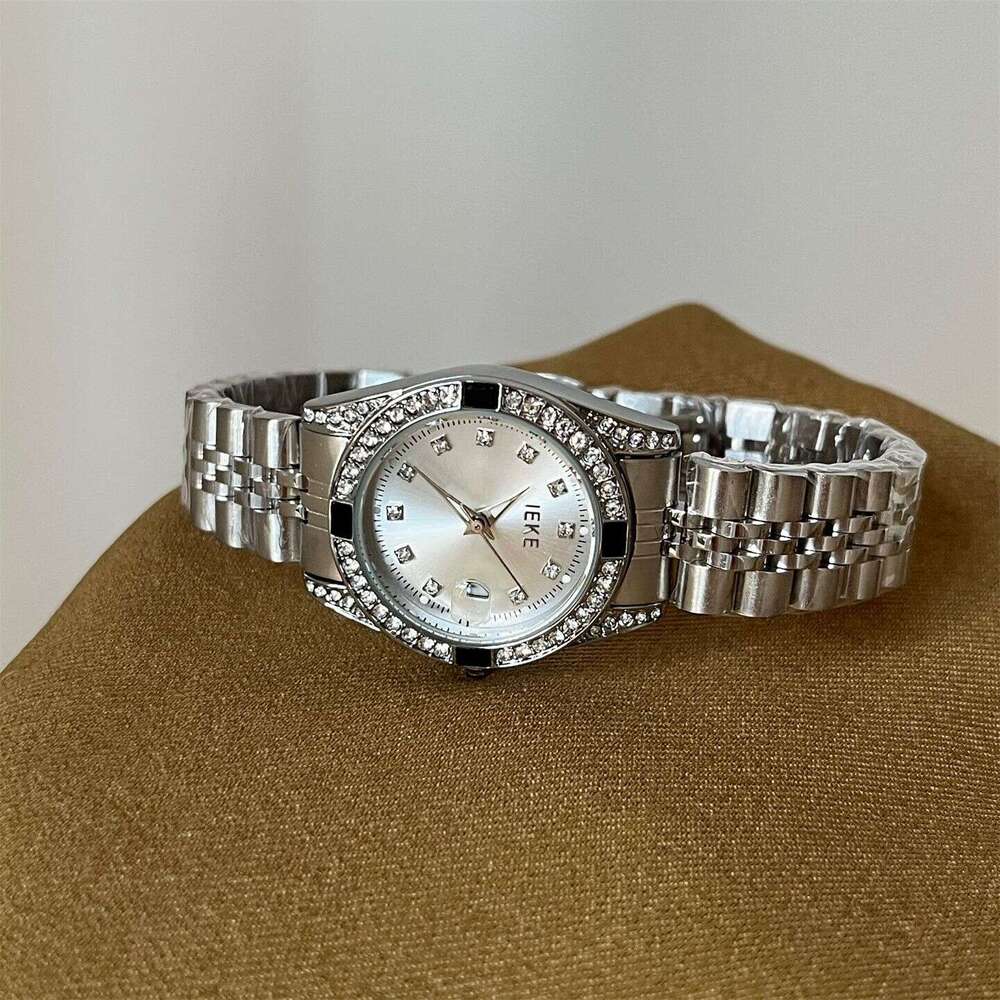 Gypsophila Inlaid Diamond Fashion Exquisite Steel Designer Band Quartz Light Design Luxury High-end Trendy Women's Watch Hot Sale