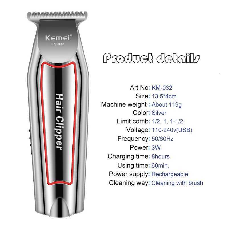 Kemei Hair Trimmer Electric Beard Trimmer For Men Hair Clipper Hair Cutter Machine Haircut Grooming Kit M251029