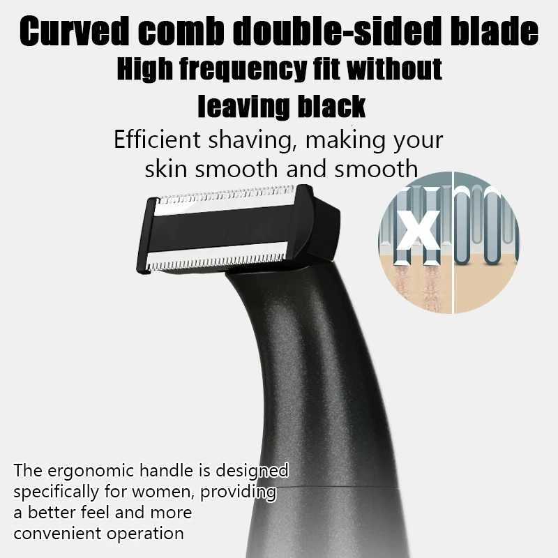 Intimate Areas Haircut Precision Shaver Men Bikini Line Sensitive Razor Balls Eggs Pubic Hair Shaving Trimmer Face Beard Clipper M251029