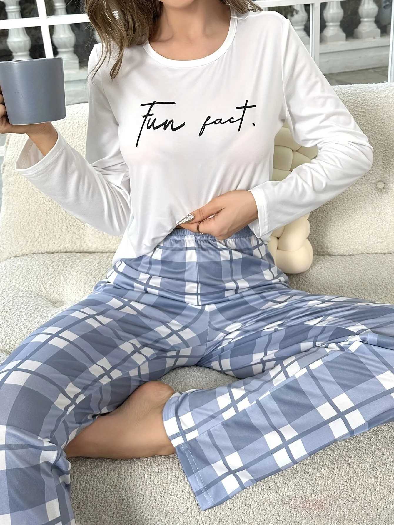 New womens home wear short sleeve trousers pajamas love pattern casual and comfortableT251029