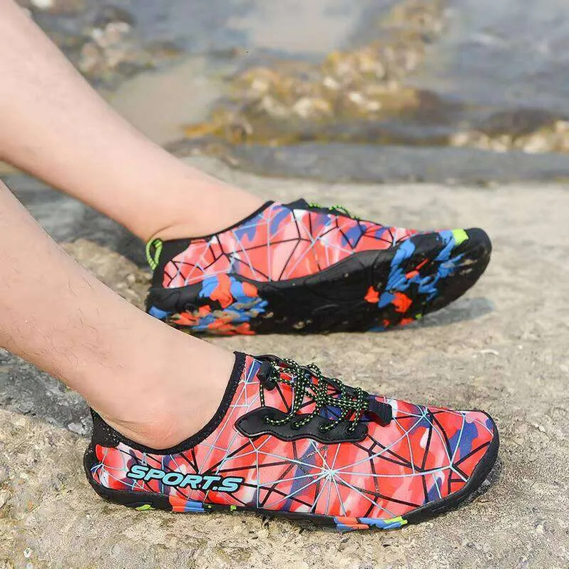 Outdoor Unisex Anti-Slip Water Sport Barefoot Shoes - Breathable Aqua Beach Quick-Dry Wading Shoes Lightweight Comfortable