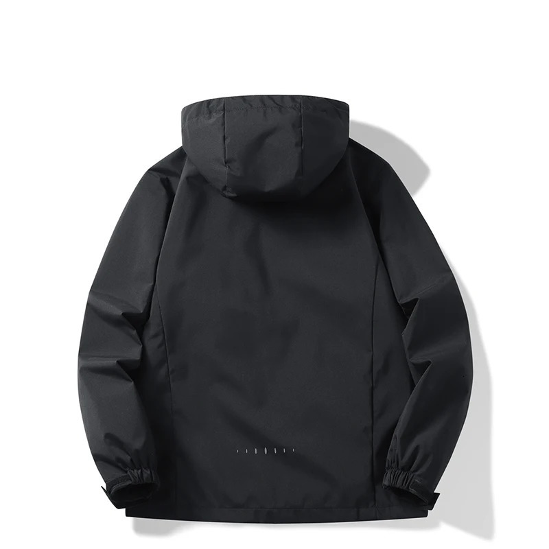 Autumn Mens Mountaineering Jacket Windproof and Waterproof Fabric Fashion Hip Hop Casual Oversize Outdoors Coat 251029