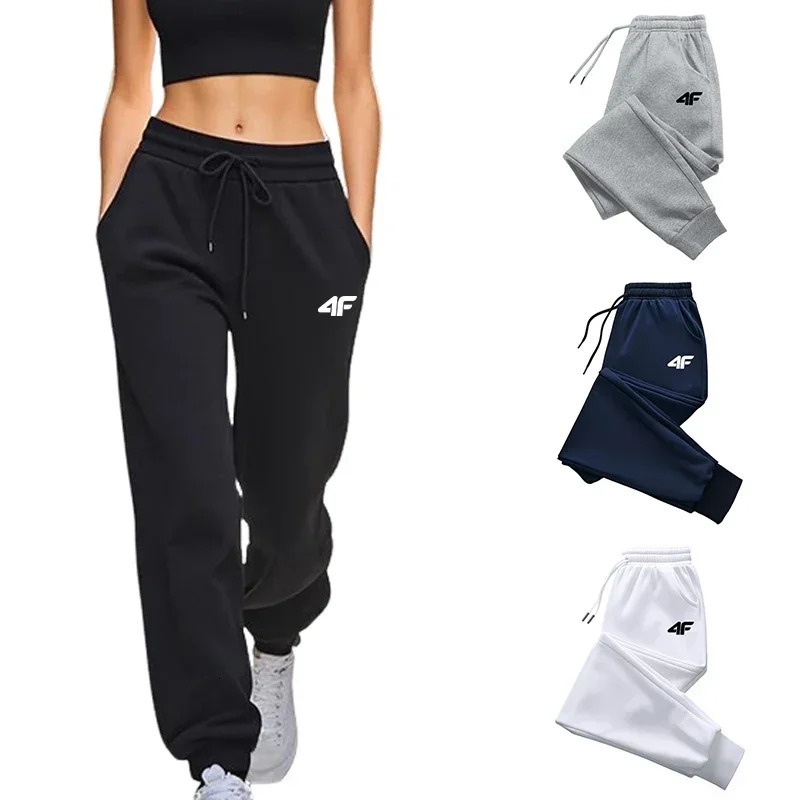 Woman Sweatpants High Quality Pure Color Jogger Pants Ladies Home Outdoor Yoga Exercise Comfort Versatile Trousers 251029