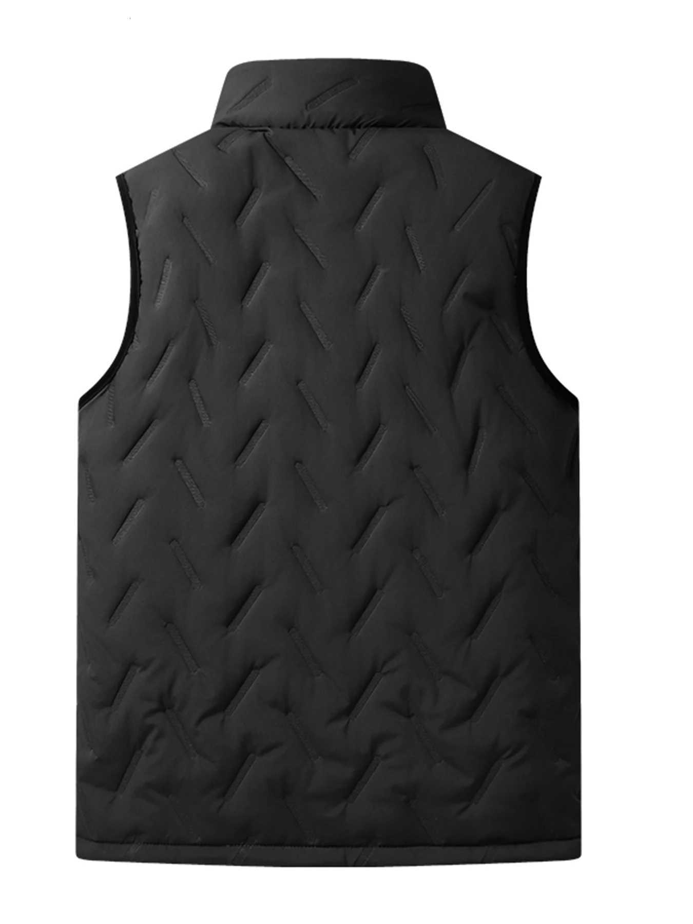 Autumn and Winter Thickened Warm Vest Autumn and Winter Style Coat Windproof and ColdProof Warm Top W251029
