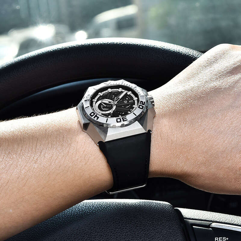 paganidesign fashion calendar large dial automatic mechanical stainless steel mens watch pdys007