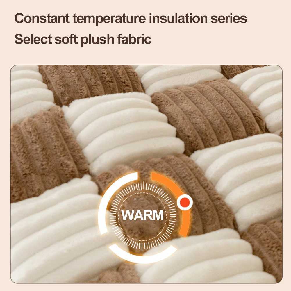 Winter Sofa Mat Thickened Warm Anti Slip Seat Cushion Sofa Cover Comfortable Cloth Towel Sofa Cover Sofa Cushion C251028