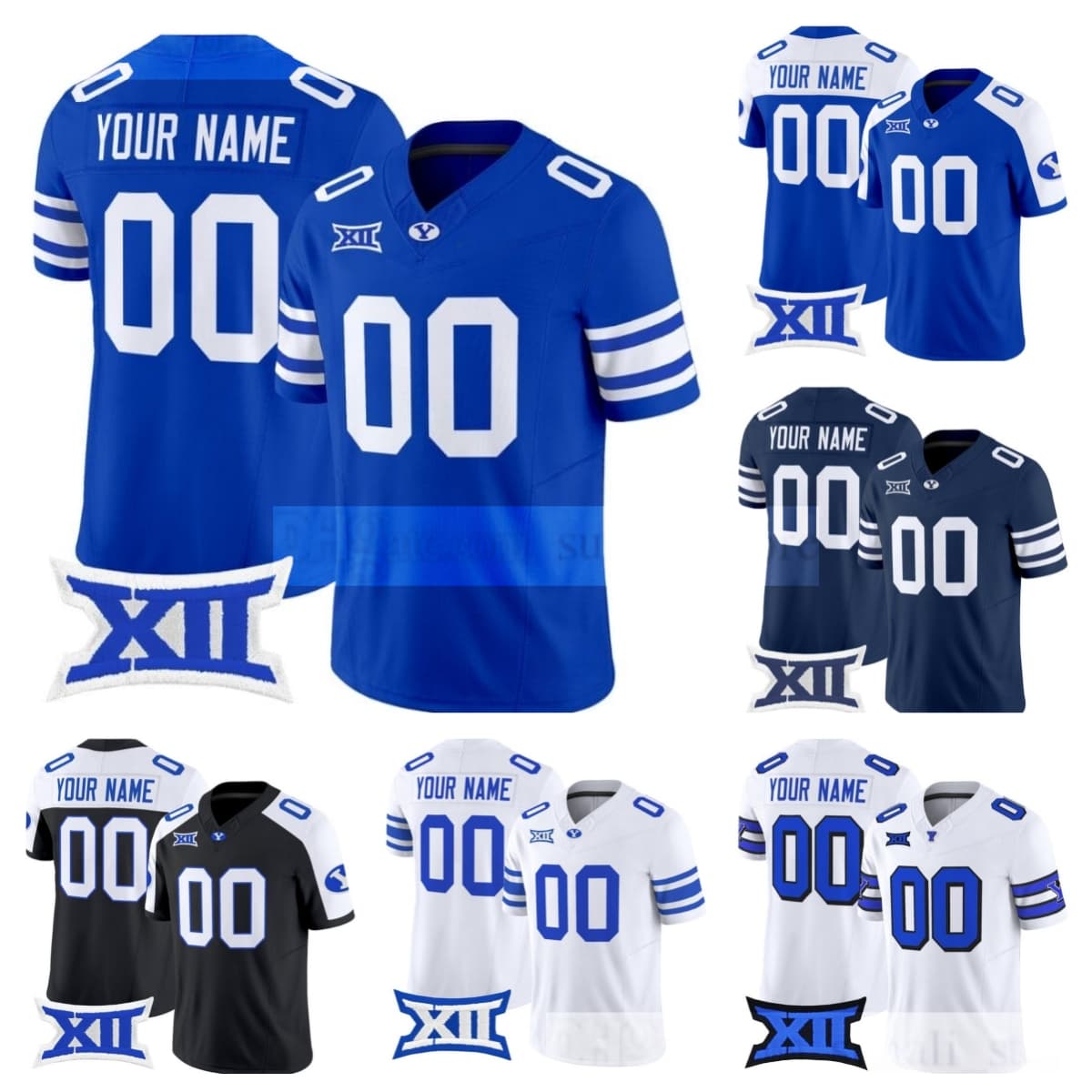 Men S-4XL Cougars Jersey Football 0 Evan Johnson 28 Tanner Wall 4 Fred Warner 3 Gerry Bohanon 10 Treyson Bourguet 15 McCae Hillstead 801 White Claw Stitched