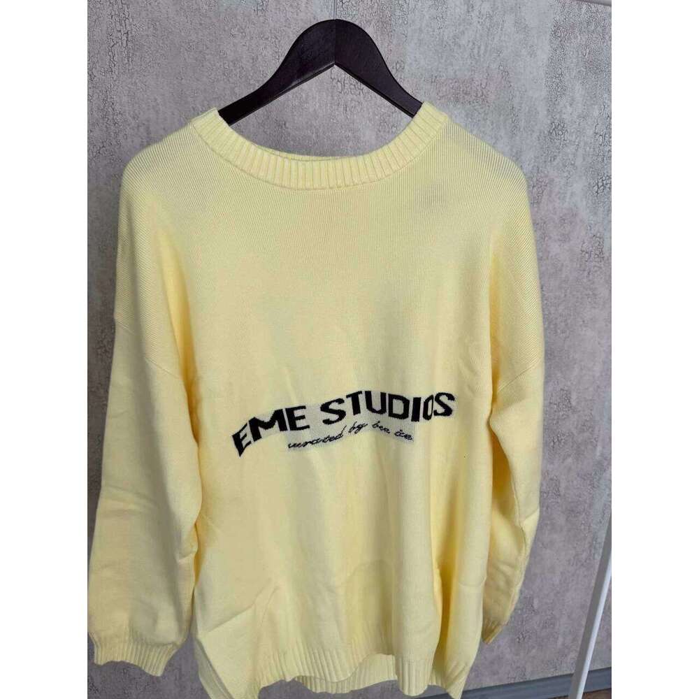 Autumn Solid Letter Print Knitted Sweater Casual O-Neck Loose Thick Pullover Women Warm Knitwear Streetwear New