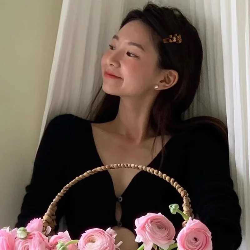 Cute Fashion Girl Plush Teddy Bear Hair Clip Duckbill Clip for Womens Side Forehead Bangs Clip Exquisite Beautiful AccessoriesW251028