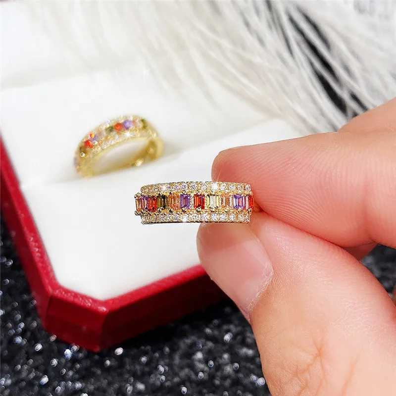 Ins New Fashion Colorful Exquisite Zircon Earrings 14k Plated Gold Plated Minimalist Romantic Luxury Earring Accessories PendantW251029