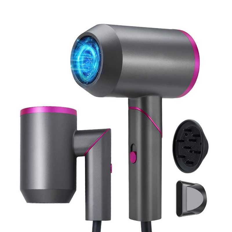 Portable Hair Dryer with 3 Hot air Settings and Negative Ion Functions collapsible Hair Dryer For Quick Drying L251029