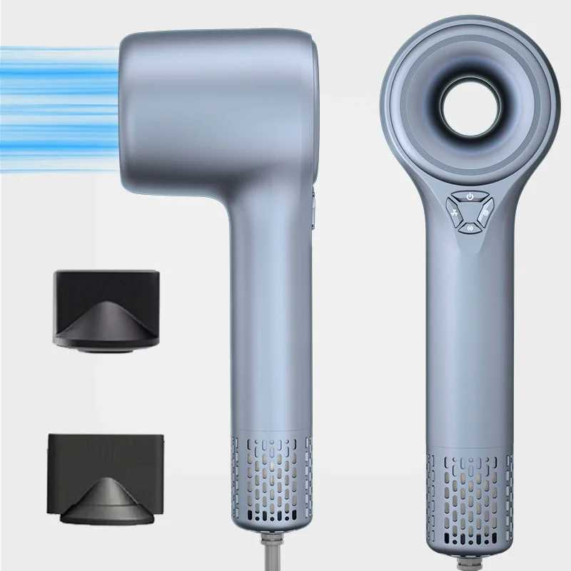 new style Negative Ion Hair Dryer 10000RPM Rotation Speed BladeFree 21 Meters Per Second Strong Airflow Hair Styling Tool L251029