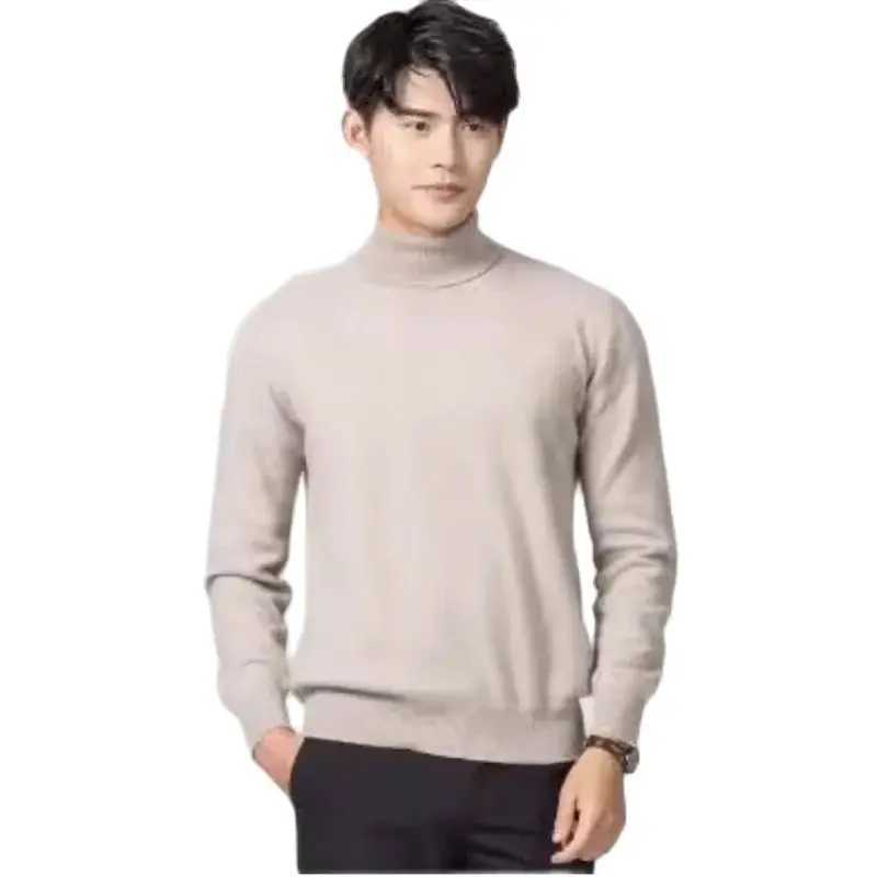 Cashmere turtleneck men sweater clothes for 2024autumn winter hombre pull homme hiver pullover men high neck sweaters J251029