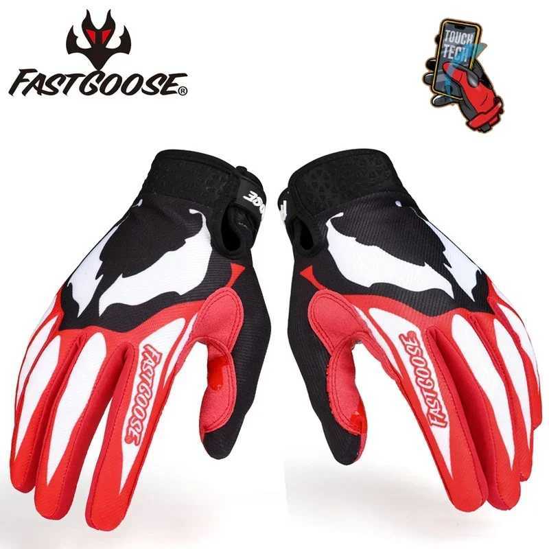 AllSeason Outdoor Motorcycle Gloves Thermal Touchscreen AntiSlip ShockAbsorbing Unisex Full Finger Luva for Men Women Cycling J251029