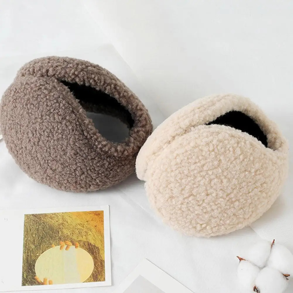 Windproof Earmuffs Unisex Ear Warm Protector Thicken Plush Winter Warm Fleece Earmuff Outdoor Cycling Warmer Soft Ear Muffs 251029