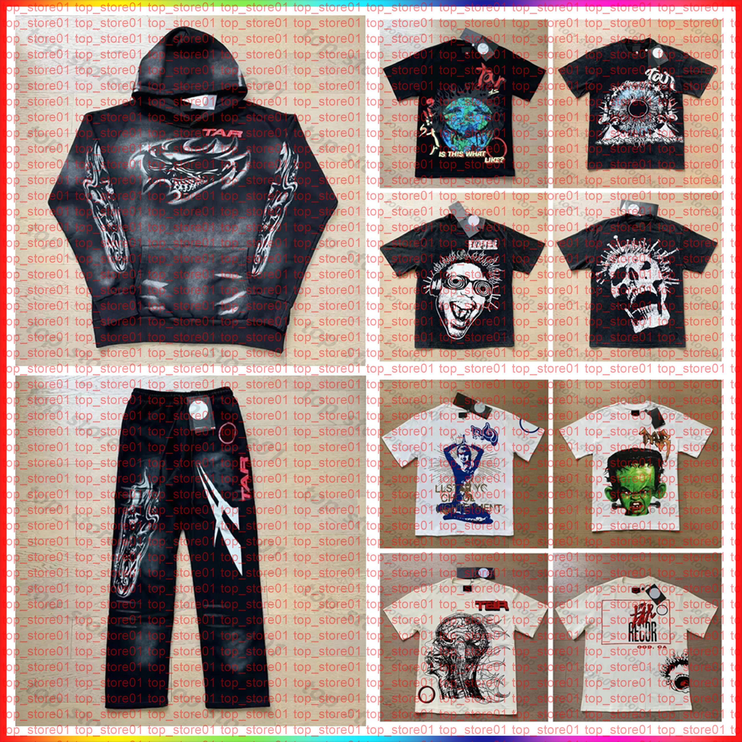 Men Hoodies Designer T Shirts Men star Long Sleeve Pullover Street trend Hip Print hoodie Retro Alphabet Print pants women and Men tracksuit Sweatshirt Couple suit 01