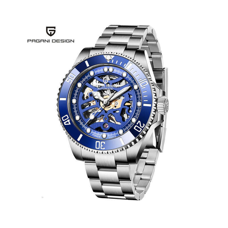 PAGANI DESIGN Skeleton Dial Elegant Mechanical Cool Stylish Men's Wristwatch PD-1659