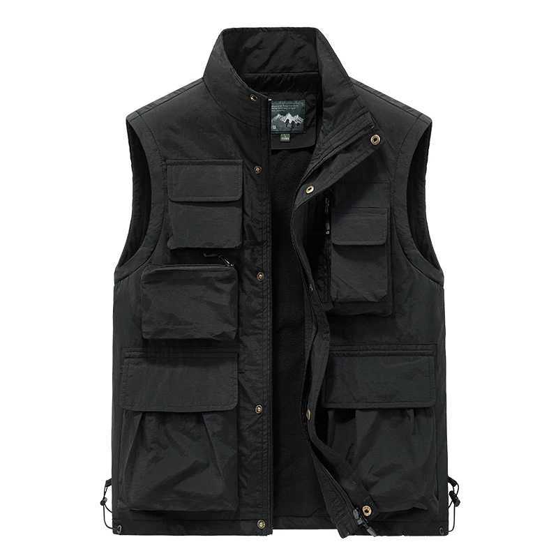 Cargo Waistcoat Men Outdoor Multipocket Fashion Waistcoat Breathable Coat Every Fashion Handsome Mens Wear High Quality Coat W251029