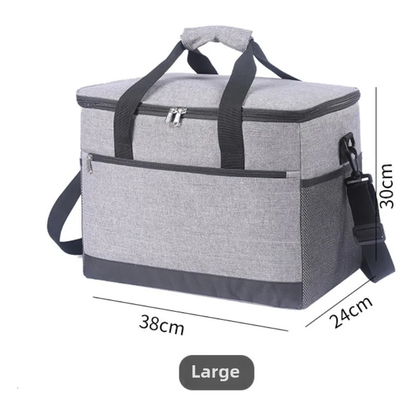 Fashion Large Capacity Leakproof Lunch Cooler Bags for Women Men Outdoor Travel Picnic Thermal Insulation Bag Box 251029