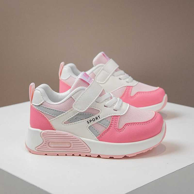 New Children Girls Autumn Leather Luxury Design Kids Casual Sneaker Tennis Sports Shoes for Girl L251028 XJ260303