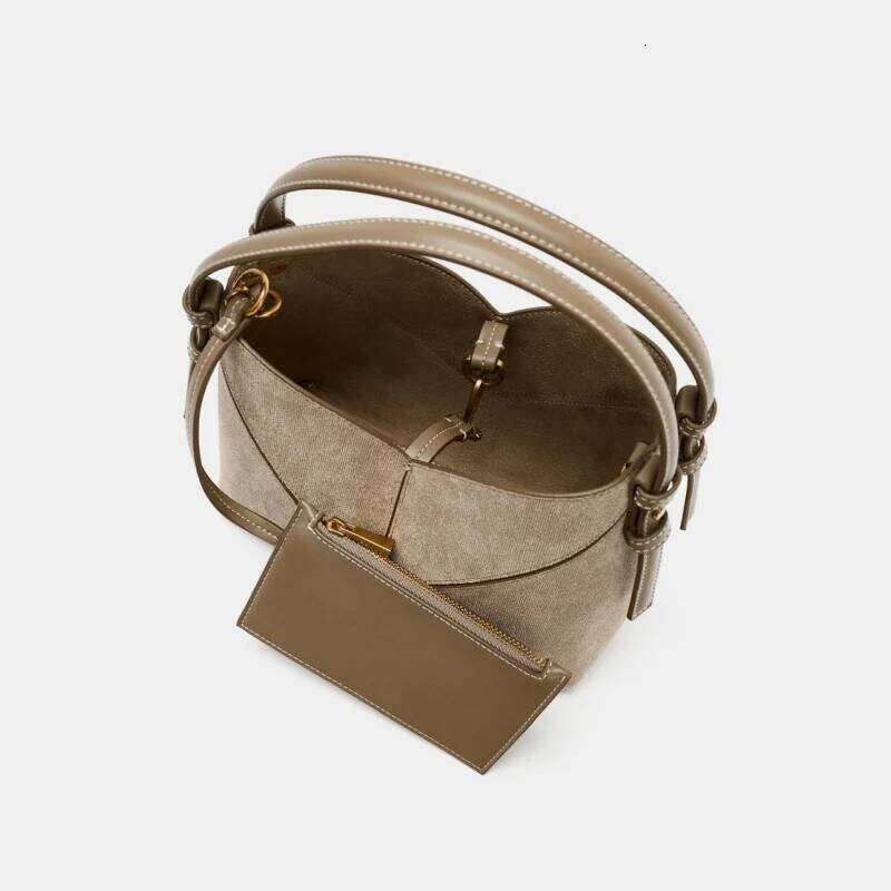 Designer Corduroy Handbag With Crossbody Strap, Fashionable Bucket Bag For Women, MINI CITY BAG FOR LADIES