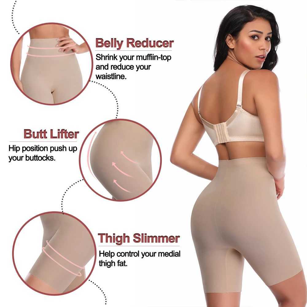 MISS MOLY High Waist Safety Shorts Women Solid Tummy Control Panties Shaper Slimming Waist Smooth Body Female Underwear L251030