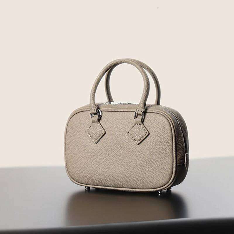 For Woman Designer Bags Women's Vintage Single Shoulder Crossbody Bag Bowling Pillow Rectangular Handbag Ladies