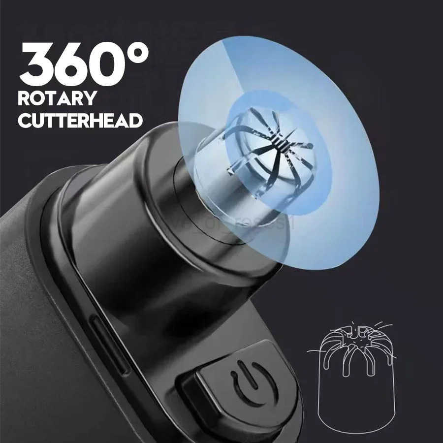 New Portable Electric Nose Hair Trimmer Mini Pocket Nose Ears Hair Eyebrow Trimmer Menswoman USB Rechargeable Painless Clipper Z251030