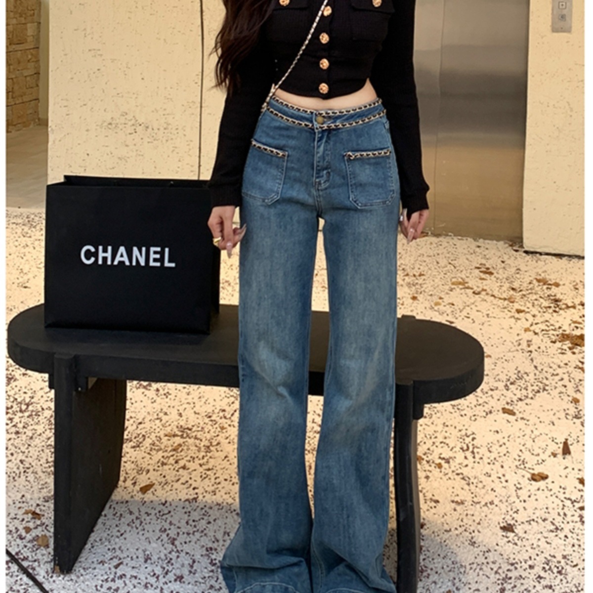 Designer Jeans Stra… - image