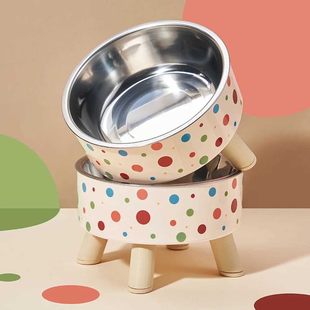 Cute Pet Food Bowl NonSlip AntiTip Design Detachable Feeding Dish for Cats Dogs Safe Durable J251113