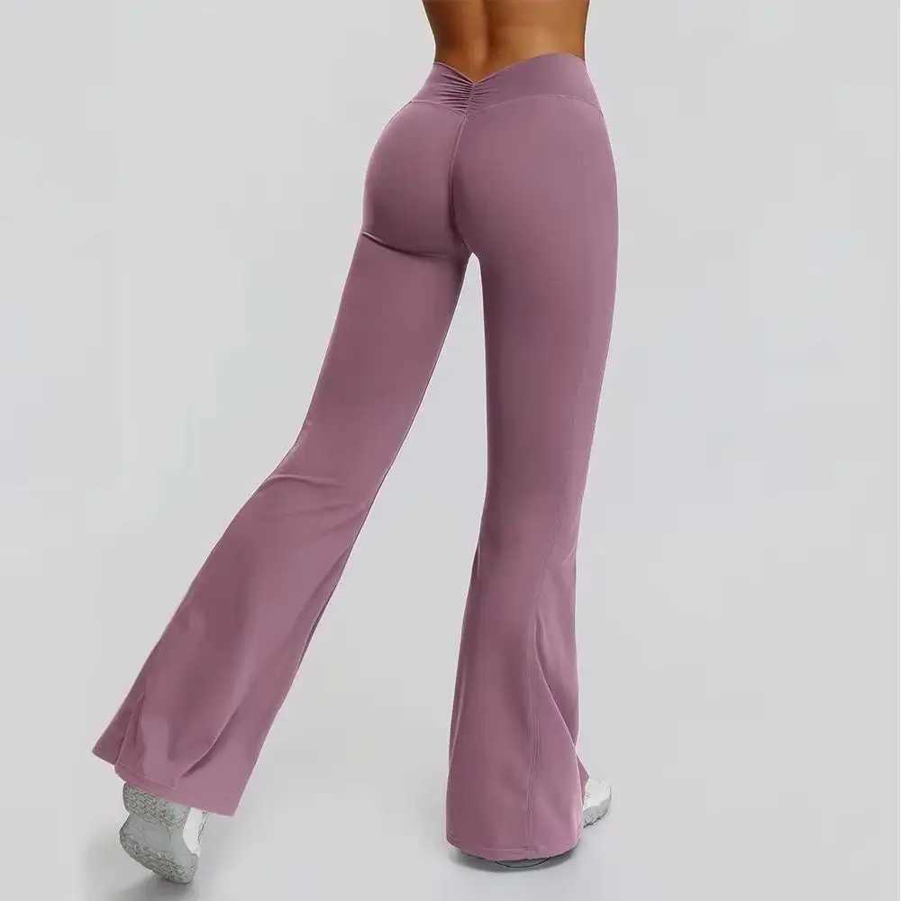Bellbottoms Womens High Waisted Bootcut Yoga Pants Flared Leggings for Workout and Casual Wear Comfortable Stylish Activewear J251030