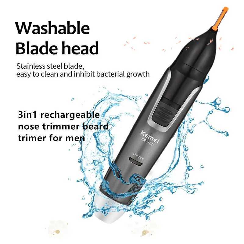3in1 rechargeable nose trimmer beard trimer for men micro shaver eyebrow nose hair trimmer for nose and ear cleaner grooming set M251030
