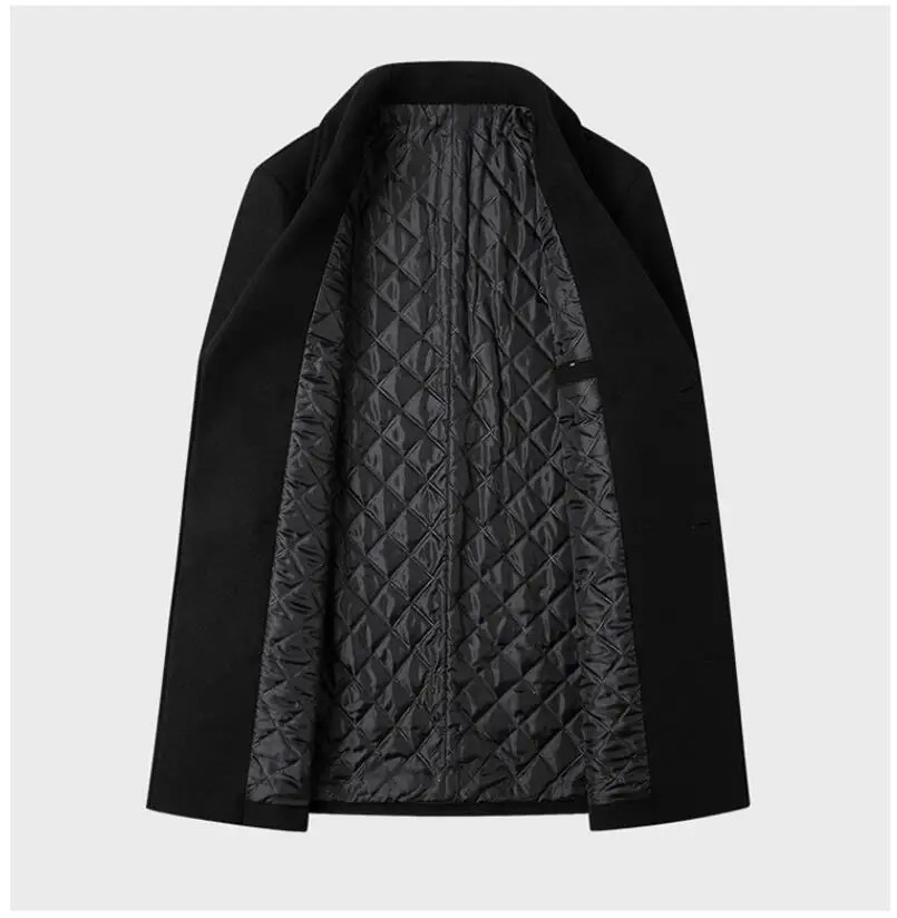 Winter Men Double Breasted Woolen Coats Thicker Warm Cashmere Trench Coats Long Jackets Quality Male Winter Overcoats Eur XX 251029