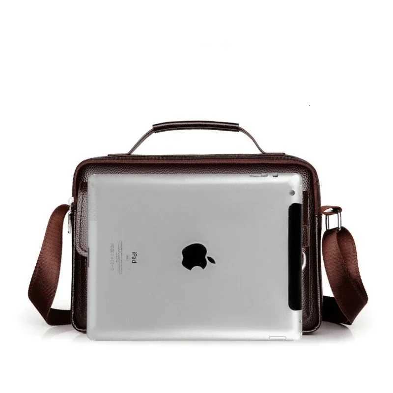 2024 New Men Shoder Bag for 104 Ipad PU Leather Business Handbags Men Messenger Bags Fi Man Crossbody Bag Y251011