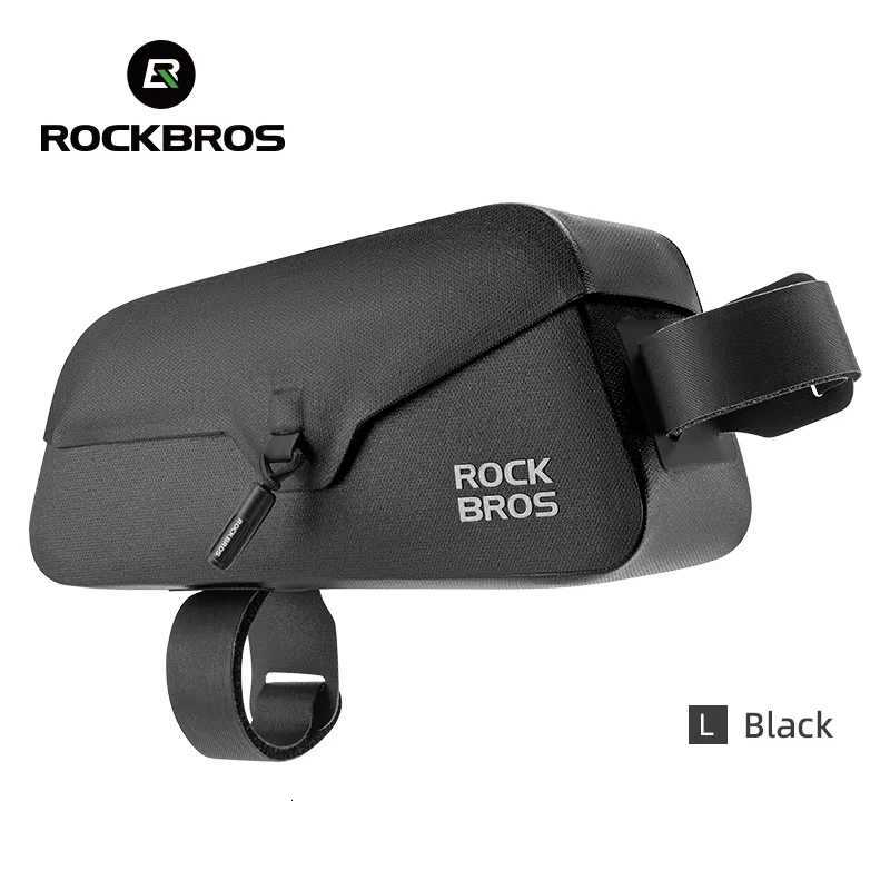 ROCKBROS Cycling Bag 06L Or 09L Magnetic Waterproof Road Bike Bag Front Beam Tube Bag Riding Bicycle Bag Accessories H251029