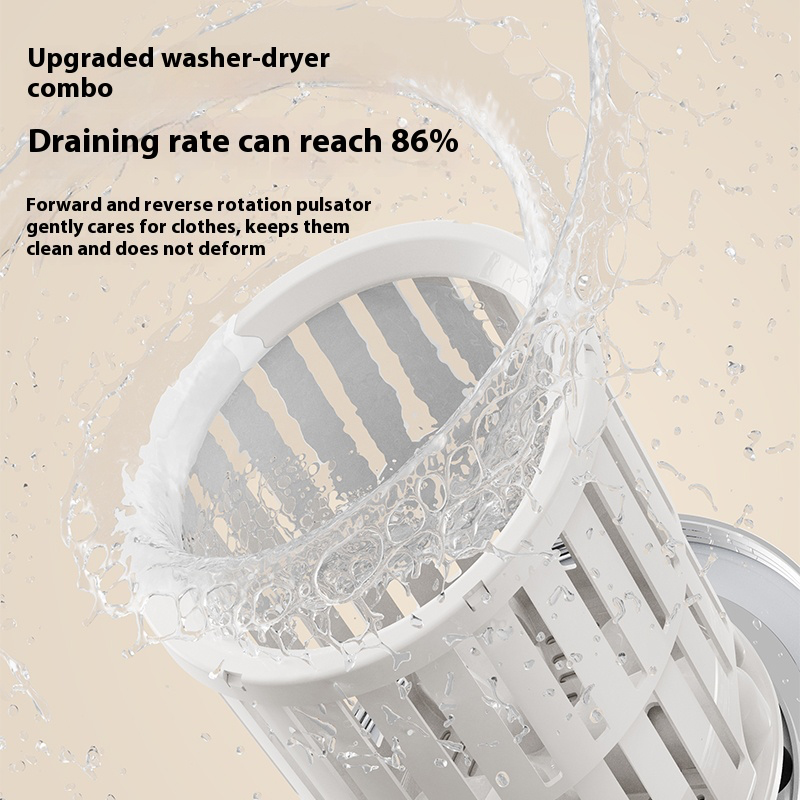 Fully Automatic Mini Washing and Dryingall-in-one Machine ,3 in 1 Laundry Cup, Wireless Portable 3L Washing Machine USB Charging - view 5