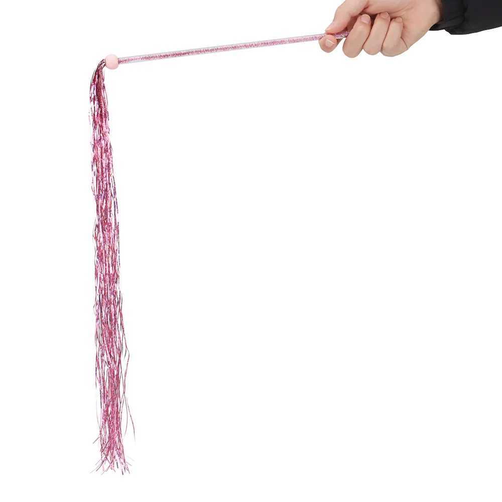 2pcs Colorful Kitten Interactive Rod Tassel Cat Teaser Wand Toys Funny Stick Pet Toy S251029