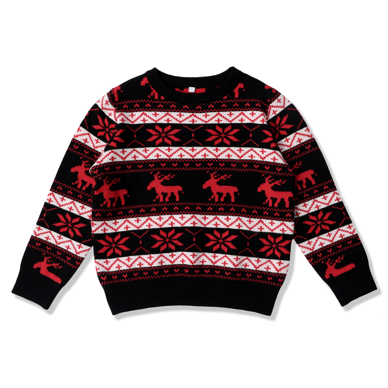 Xmas Pyjamas Family Mom and Daughter Matching Clothes Cotton Sweater Merry Christmas Print Matching Christmas Outfits for Family 241112