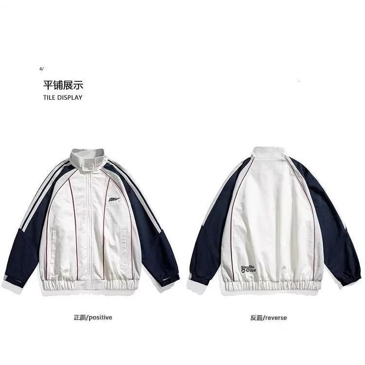 Spring And Autumn American Retro Baseball Jacket Trendy Designer Jacket Brand College Style Unisex Casual Jacket Men High Street Loose Couple Jacket C