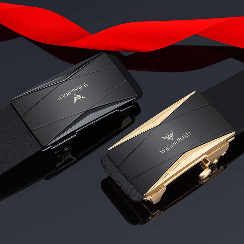 Men's Inner Wear Automatic Buckle Genuine Leather Youth Casual Business Second Layer Cowhide Waist Belt