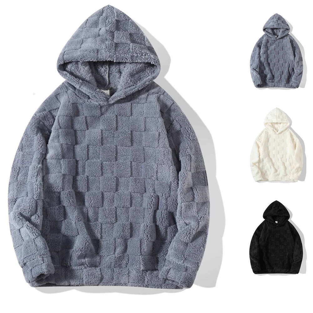 Ouma Autumn Winter New Slim Fit Round Neck Long Sleeve Checkered Personality Style Casual Base Shirt for Men