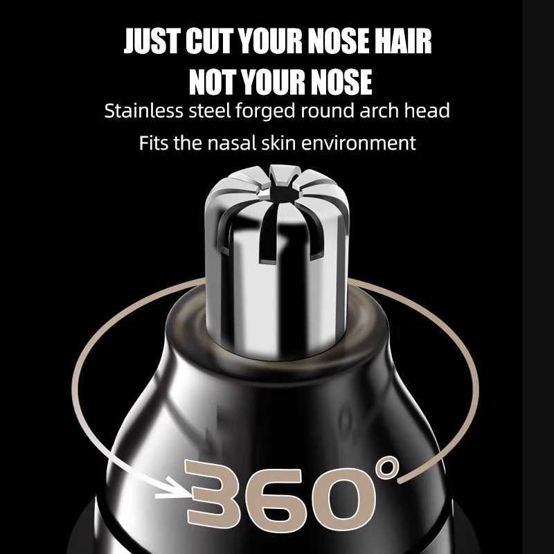 Electric nose hair trimmer is simple atmospheric and easy to store suitable for carrying around during travel M251030