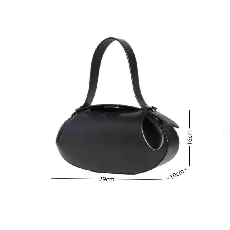 Jamhoo Women New Circular PU Vintage Solid Hasp Soft Designer Shoulder Bag Handbag Pures And Bags Crossbody