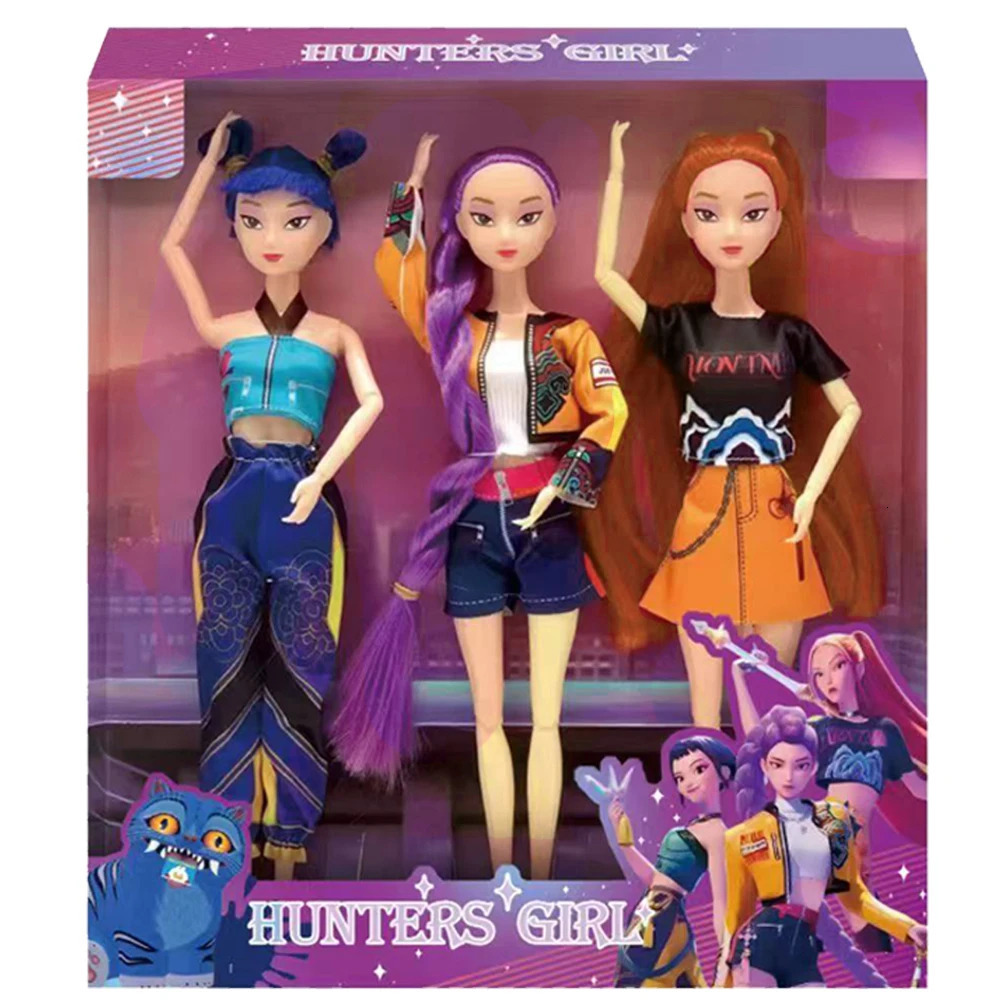 Anime KPop Demon Hunters Doll Vinyl Toy Rumi Mira zoi Character vinyl mask figurine Birthday Gift Fan Club Gifts 251029