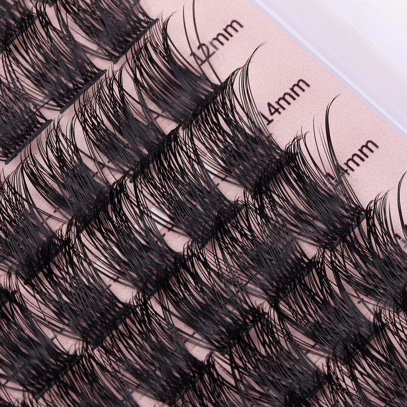 DIY Individual Eyelashes Thick Fluffy 144Pcs Cluster Lashes Kit Soft Natural Look Handmade Reusable D Curled Cluster Segmented Eyelashes Grafted Lashe