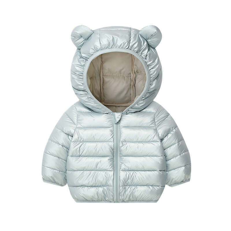 Jacket Spring Autumn Winter New Solid Coat Boys and Girls Candy Color Cute Stylish Children's Cotton Clothing