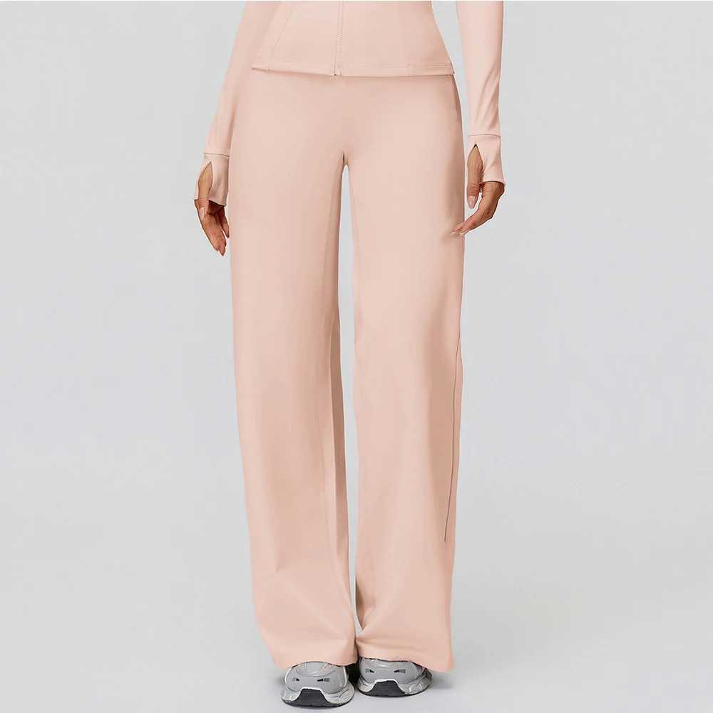 Winter New Yoga Pants With Plush Insulation High Waist Wide Leg Pants Outdoor Sports Running Wide Leg Pants for Women Pants J251030